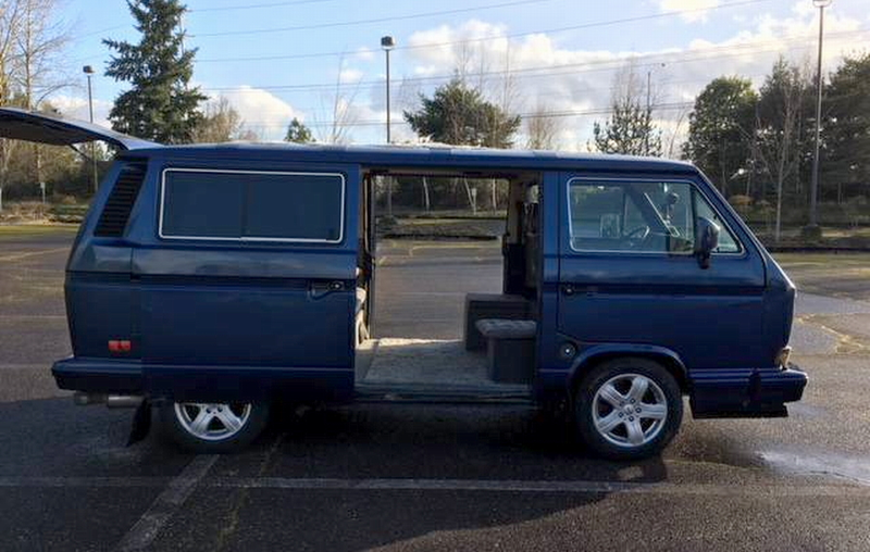 Illustration for article titled At $24,999, Will This Double-Door Subie-Powered 1991 VW Vanagon Double Your Pleasure?